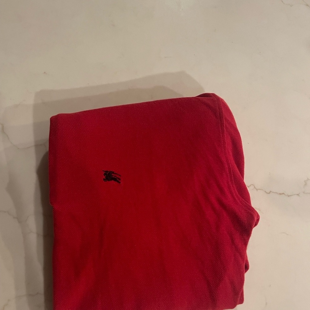 Burberry Red Dress Shirt